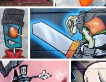 Personnages graffiti 2012
